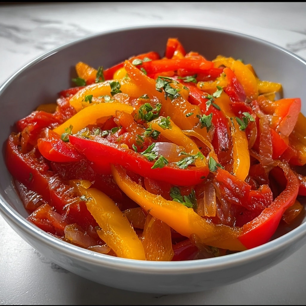 Traditional Italian Peperonata Stew Recipe - Recipe Image