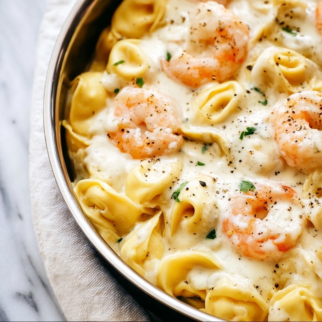 Shrimp Tortellini Alfredo Recipe - Recipe Image