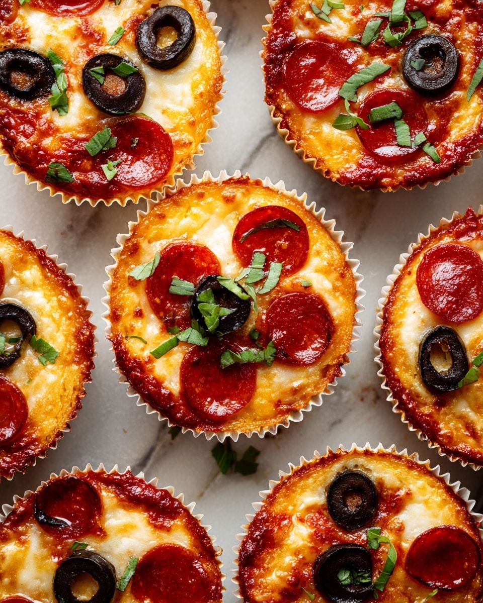 Pizza Cupcakes Recipe - Recipe Image