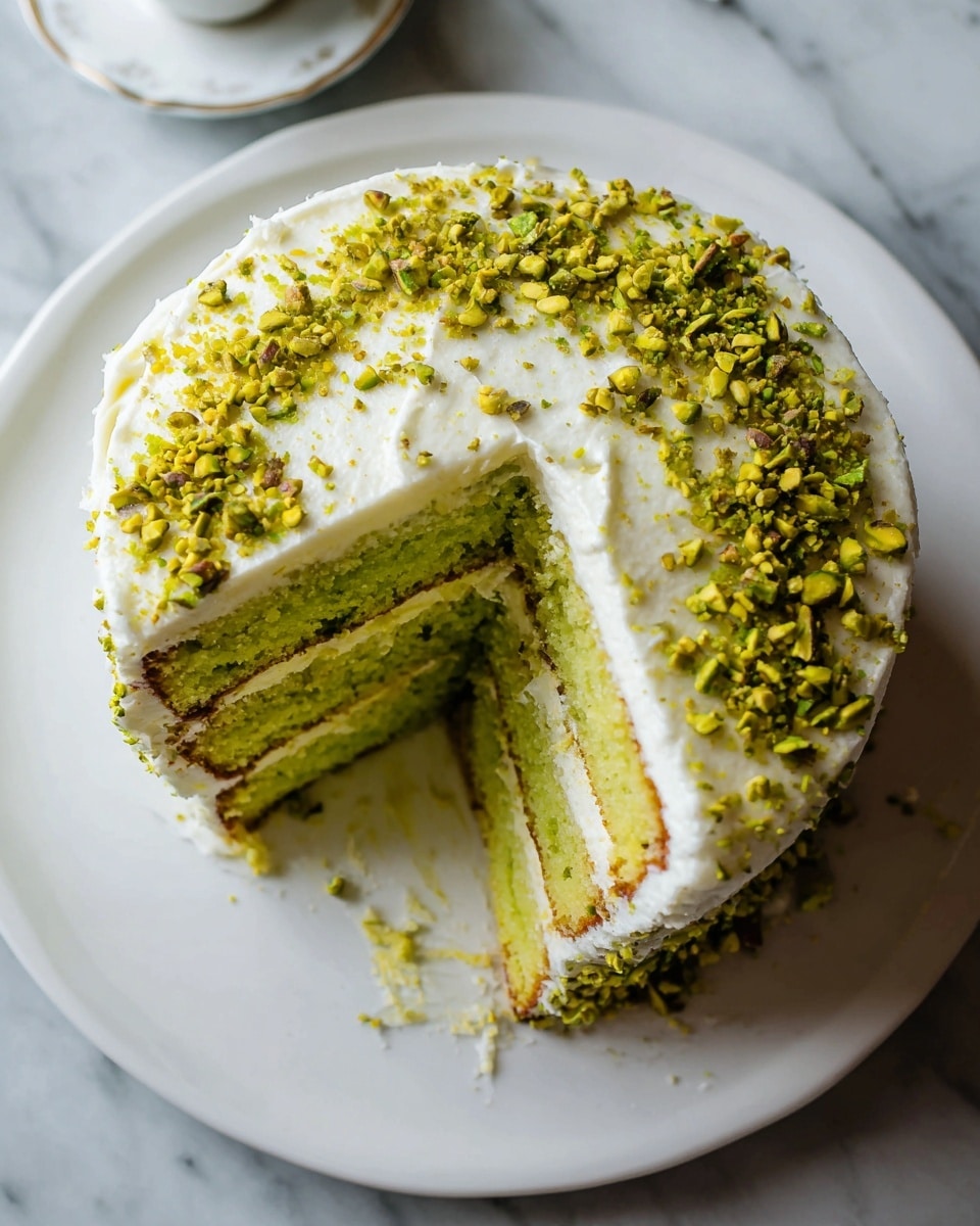 Moist Pistachio Cake Recipe - Recipe Image