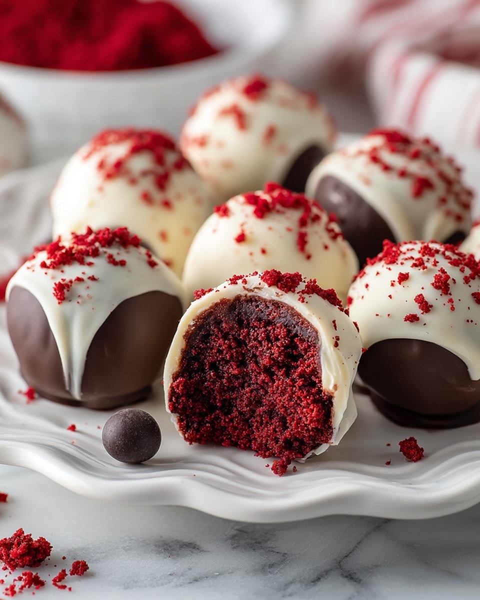 Red Velvet Cake Balls Recipe - Recipe Image