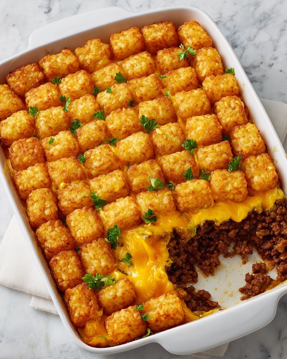 Tater Tot Casserole Recipe - Recipe Image