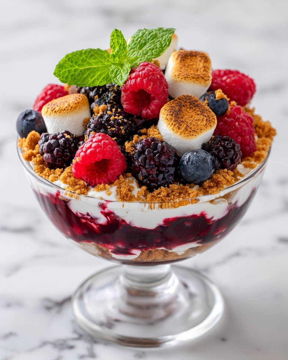 Berry Tiramisu Trifle Recipe - Recipe Image