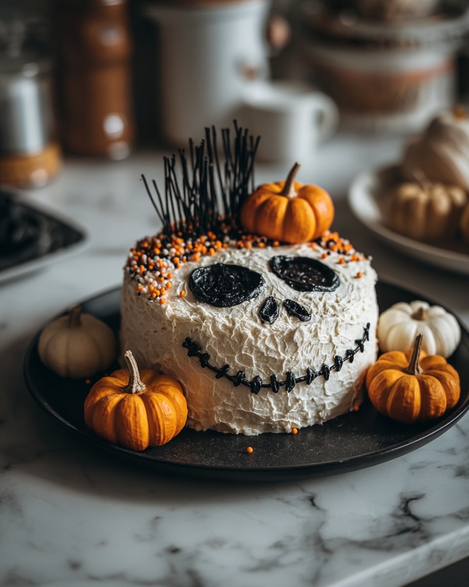 Skellington Cheese Ball Appetizer Recipe - Recipe Image