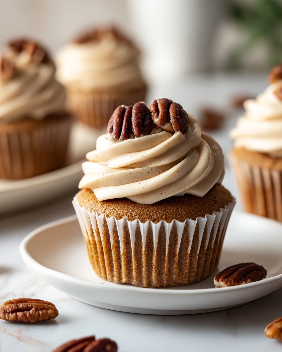Pecan Pie Cupcakes Recipe - Recipe Image