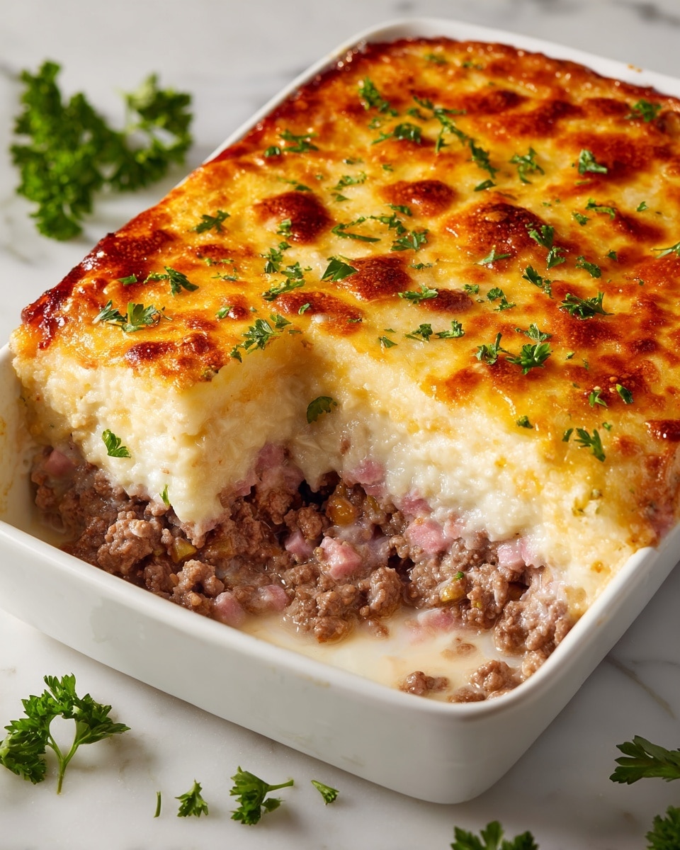 Sausage Breakfast Strata with Maple Syrup and Cheddar Recipe - Recipe Image