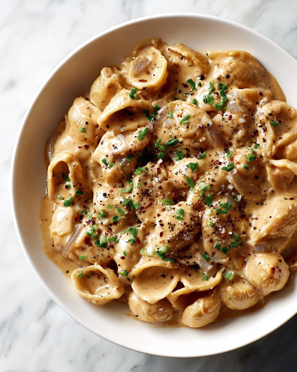 French Onion Pasta Recipe - Recipe Image