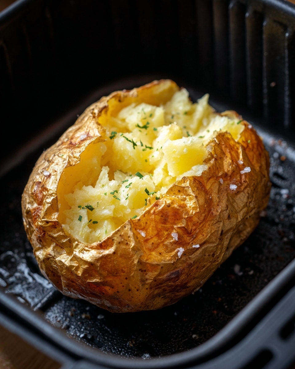 Air Fryer Baked Potatoes Recipe - Recipe Image