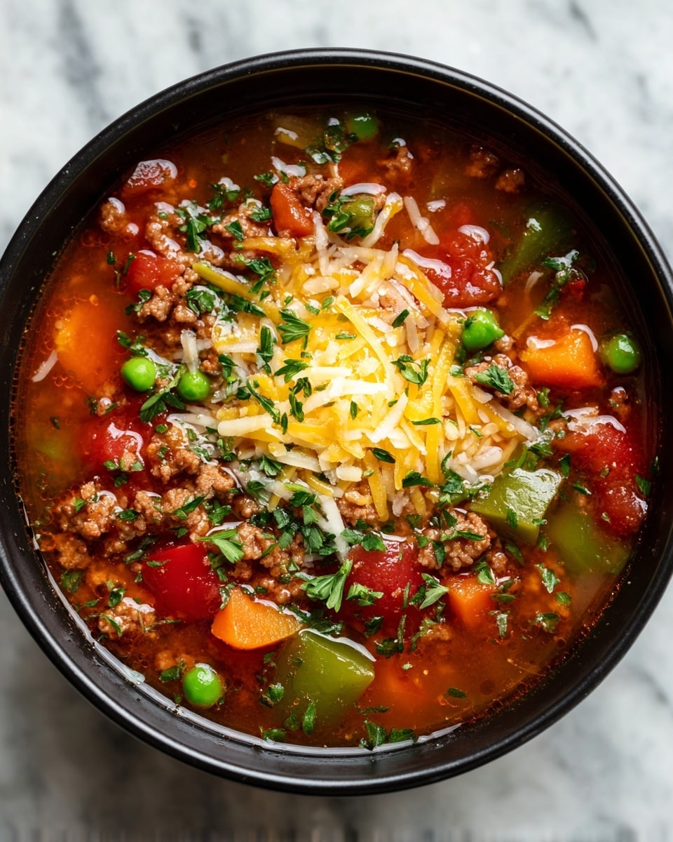 Homemade Delicious Old Fashioned Sausage and Lentil Soup Recipe - Recipe Image
