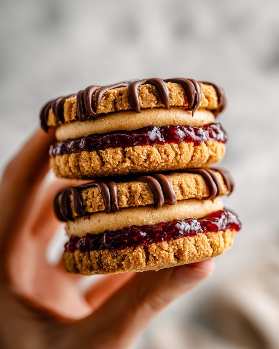 PB and J Stuffed Cookies: The Ultimate Recipe and Baking Guide Recipe - Recipe Image