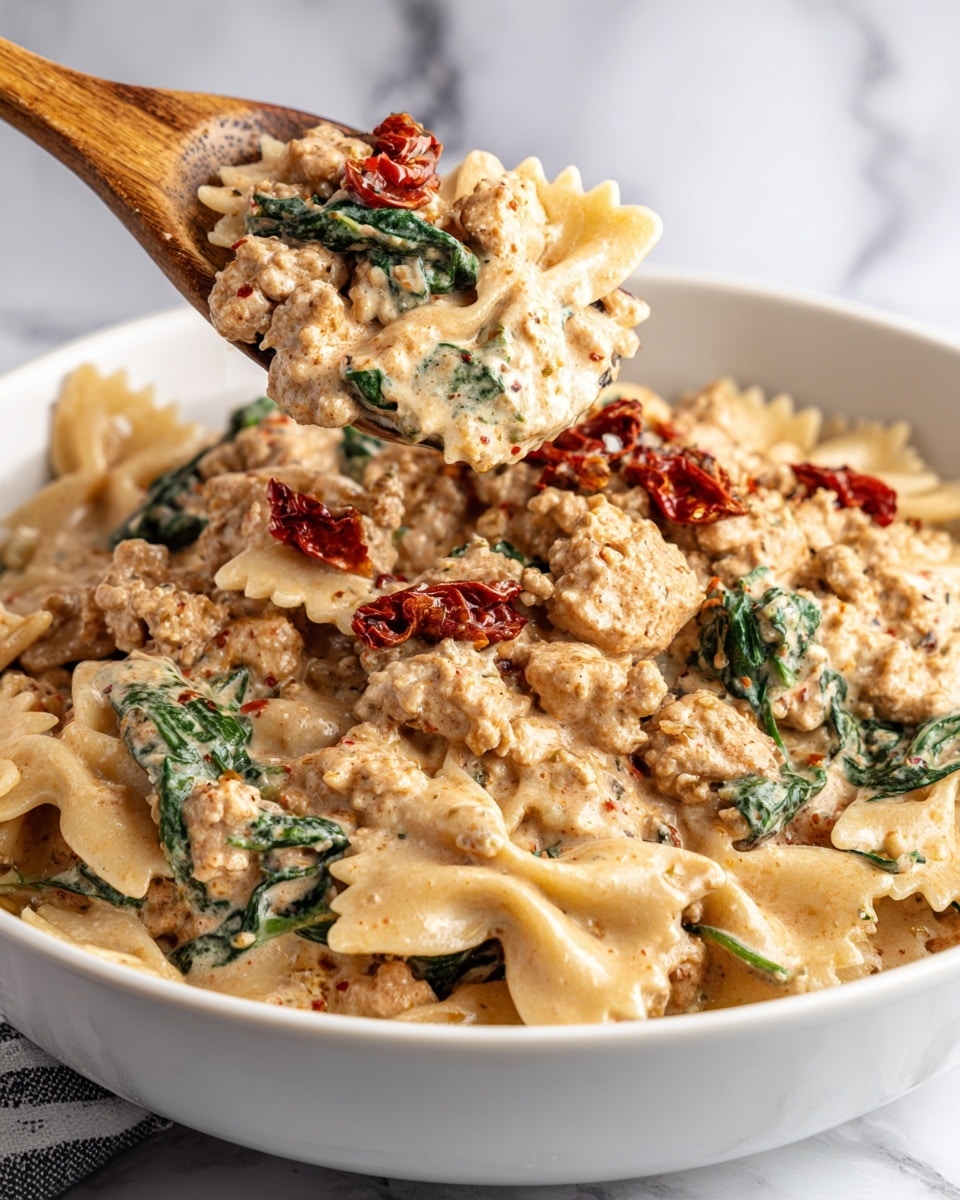 Slow Cooker White Lasagna Soup Recipe - Recipe Image