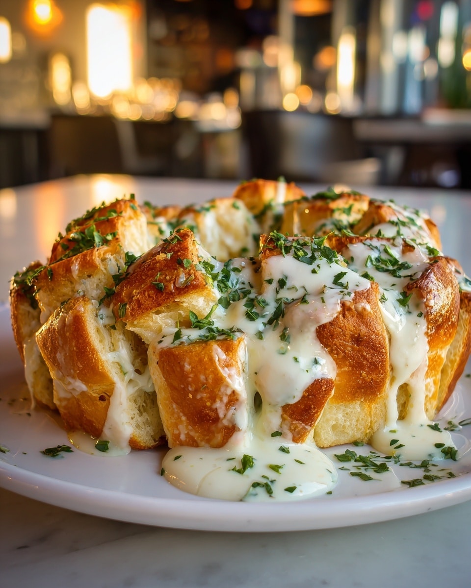 Chicken Alfredo Monkey Bread Recipe - Recipe Image
