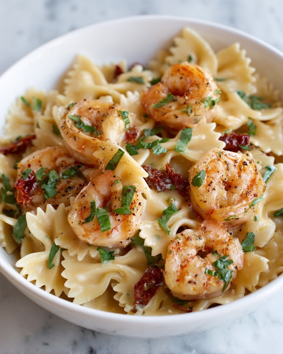 Creamy Garlic Shrimp Pasta Recipe - Recipe Image