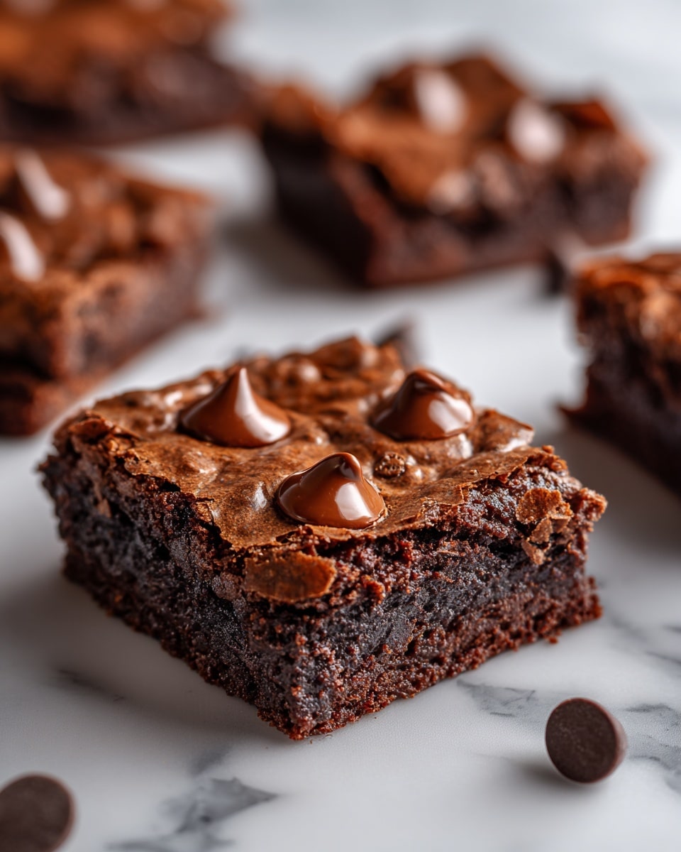 Healthy Fudgy Protein Brownies Recipe - Recipe Image