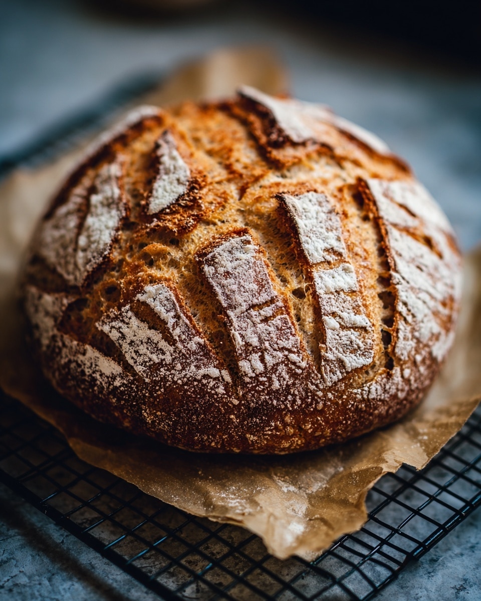 Homemade Sourdough Batard Bread Recipe - Recipe Image