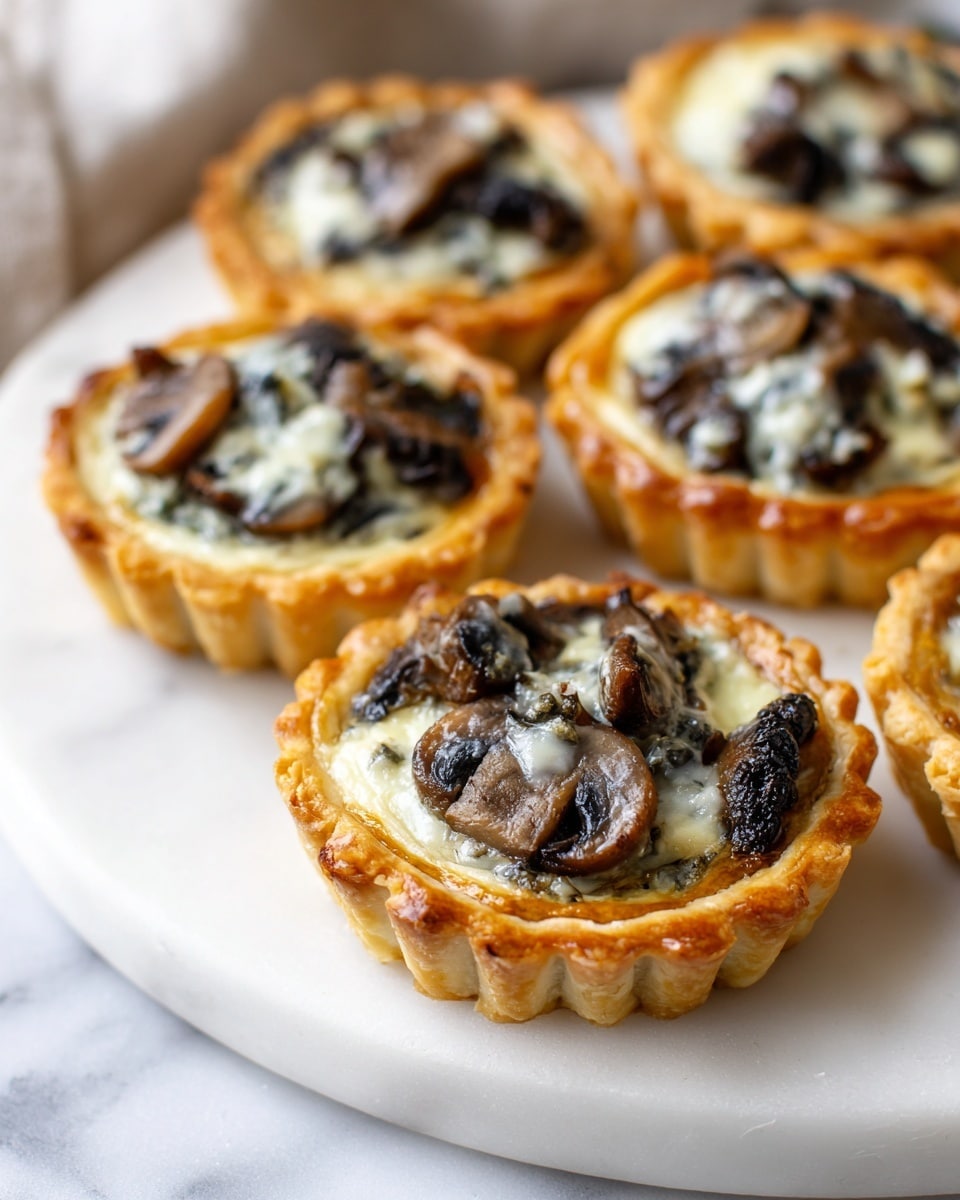 Vol-au-Vent with Creamy Mushroom Filling Recipe - Recipe Image