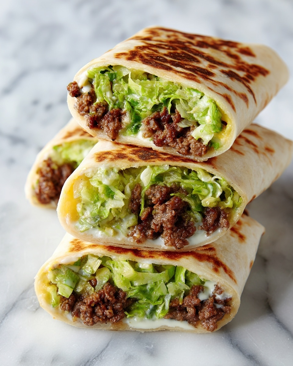 Big Mac Wraps Recipe - Recipe Image