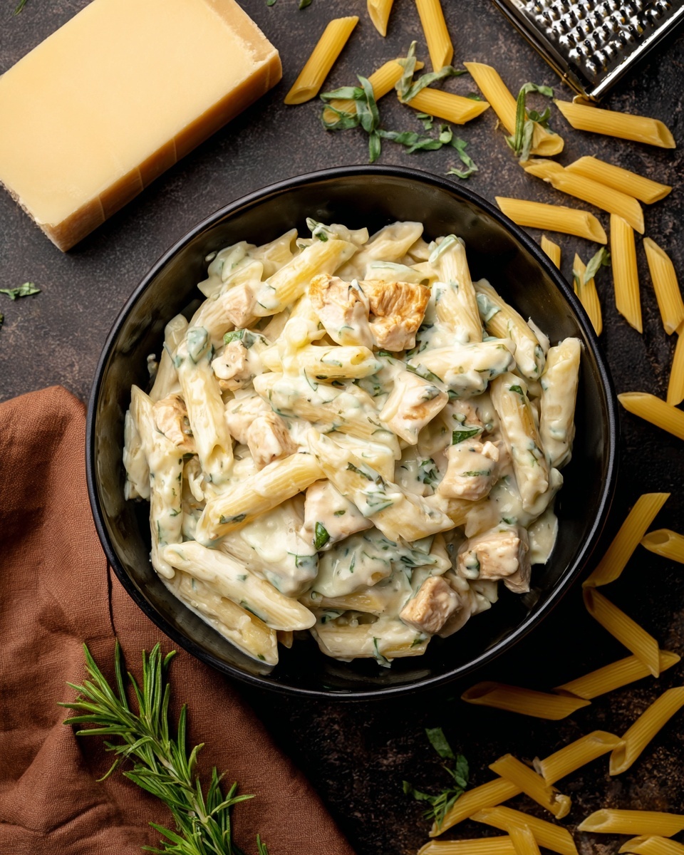 Cheesy Chicken Pasta Recipe - Recipe Image