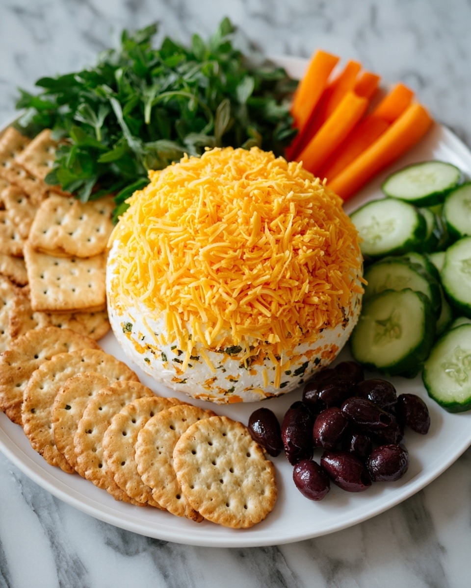 Super Easy Easter Cheese Ball Recipe - Recipe Image
