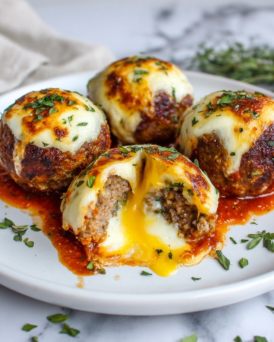 Cheesy Stuffed Meatloaf Bites Recipe - Recipe Image