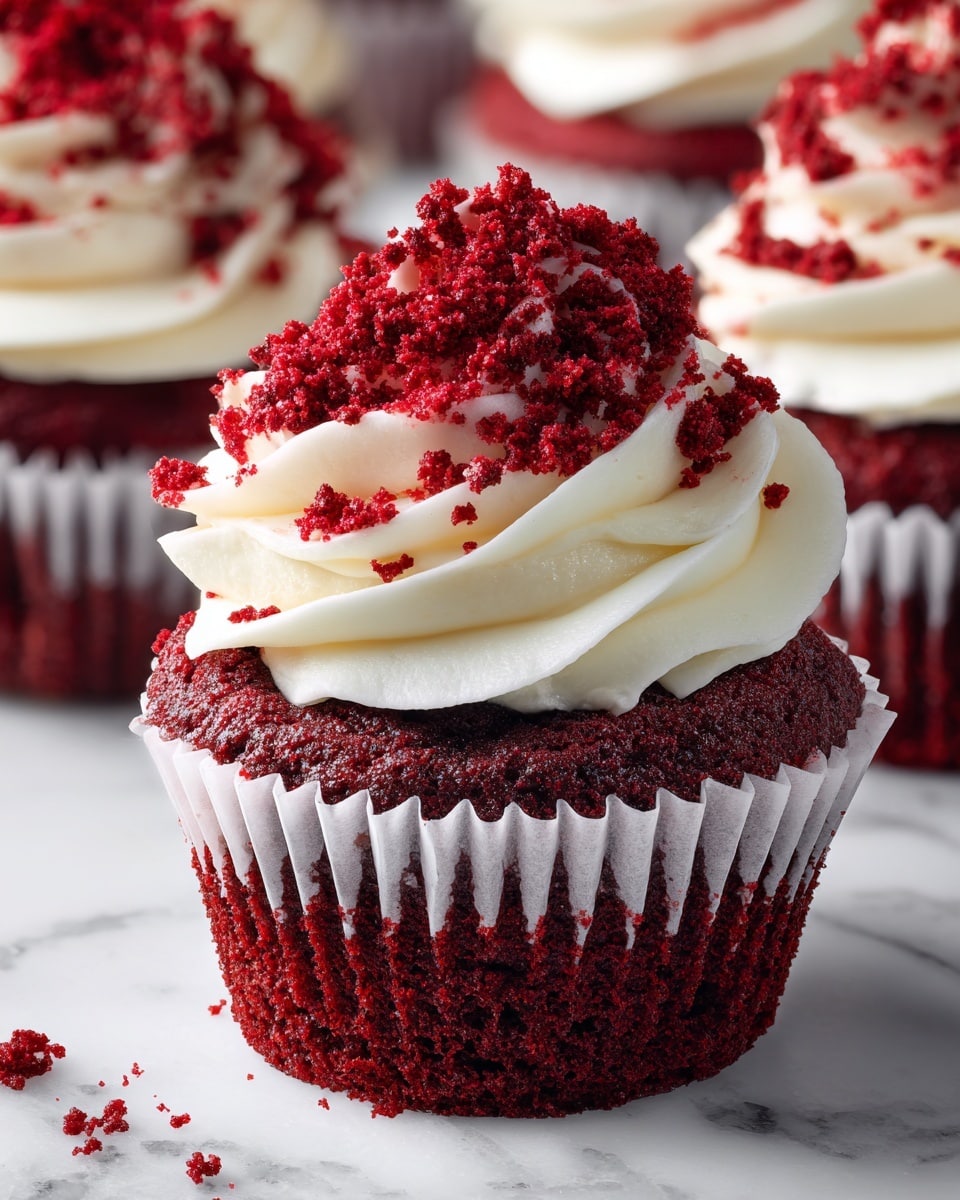 Irresistible Red Velvet Cupcakes Recipe - Recipe Image